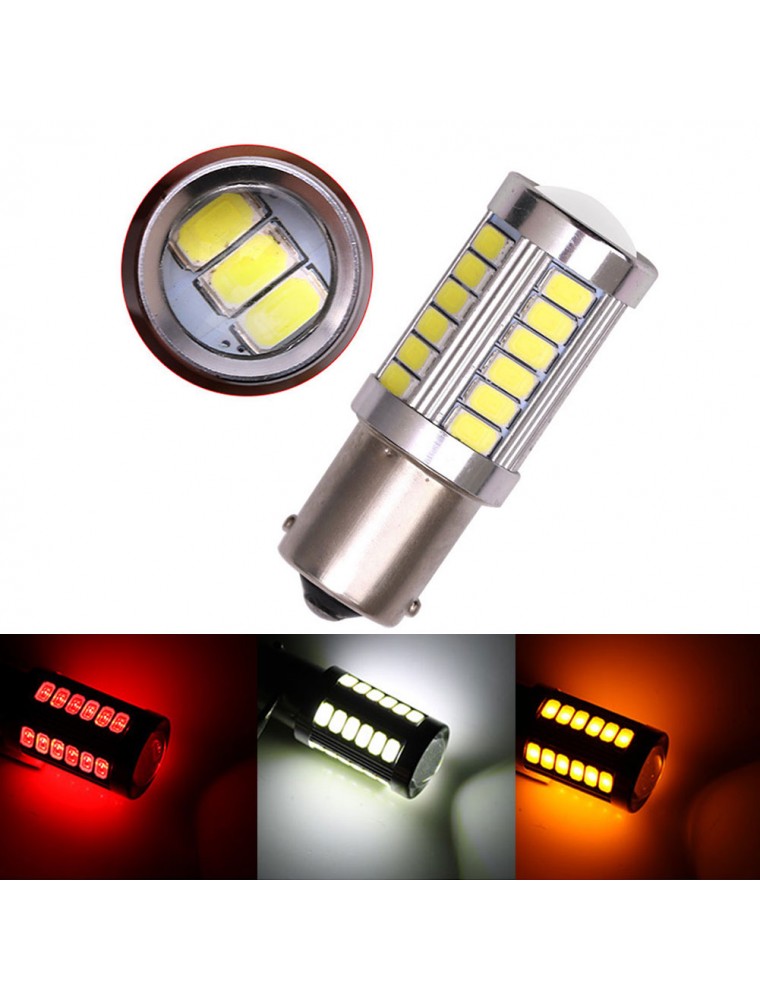 1156 Back Up Light Bulbs,LUYED 2 X 1600 Lumens Extremely Bright 1156 BA15S 1003 1141 7506 3020 30-EX Chipsets LED Bulbs Used For Backup Reverse Lights Xenon White